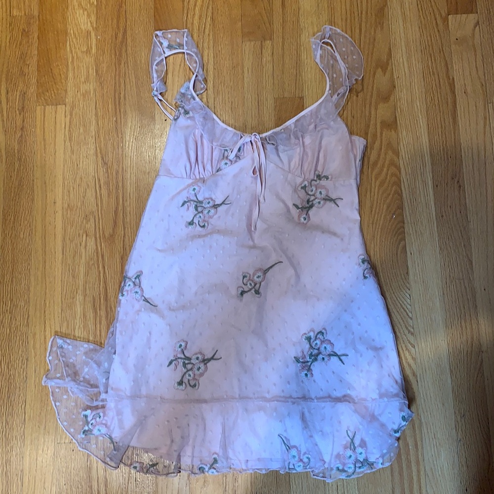 MAJORELLE pink sunbeams dress size L